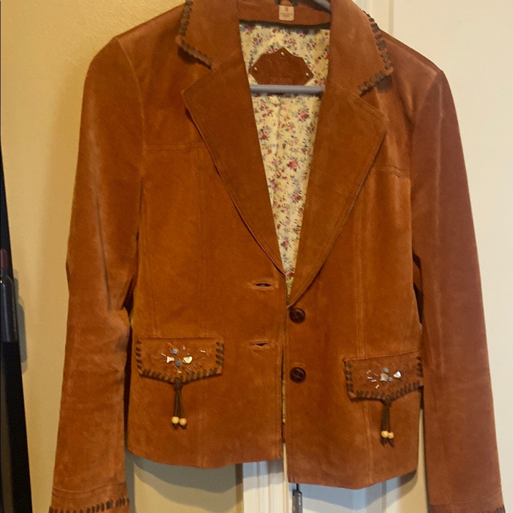 Wilson’s Leather Brown Suede Women's Jacket